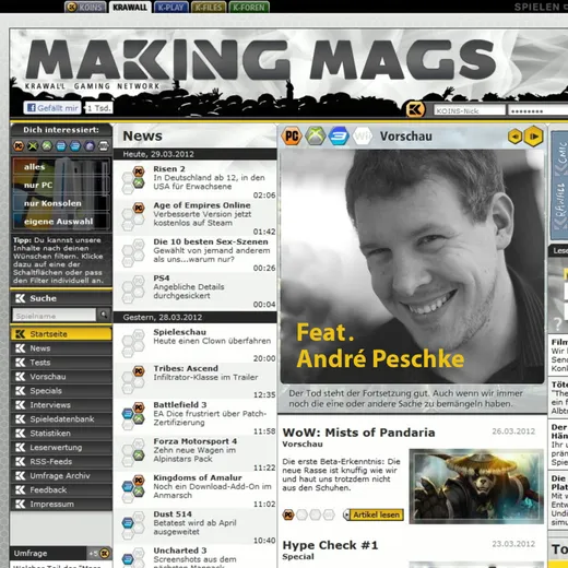 Making Mags: krawall.de (mit André Peschke)