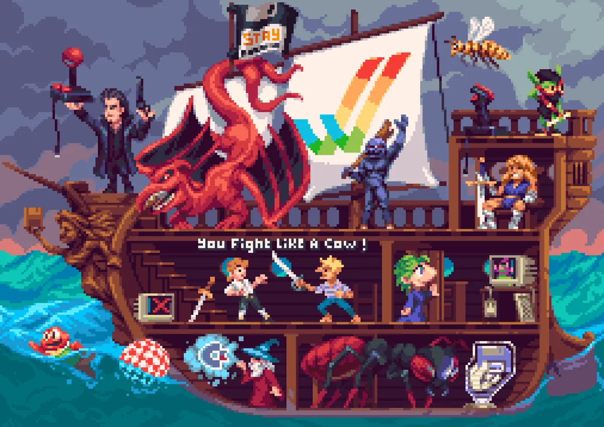 Pixel-Artworks Amiga, DOS, C64